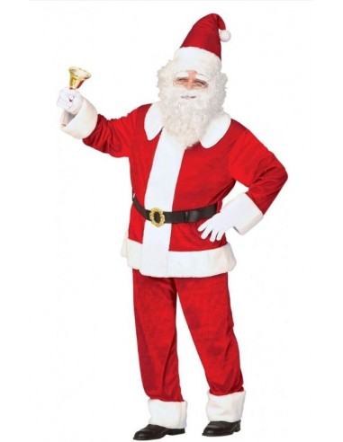 COSTUME BABBO NATALE IN VELLUTO LUSSO TG. XXL