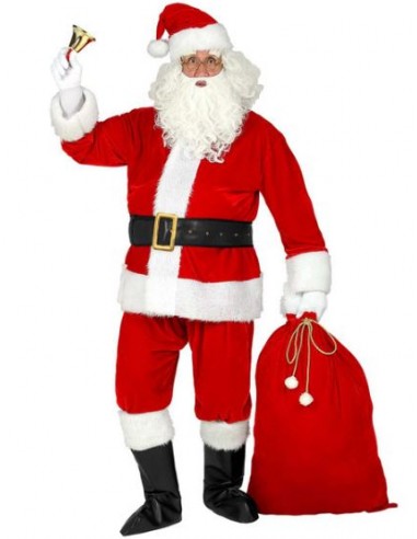 COSTUME BABBO NATALE IN VELLUTO PROFESSIONALE...