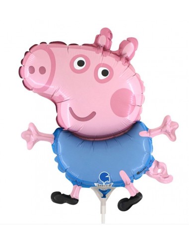 PALLONE MYLAR 14" MINISHAPE SAGOMA GEORGE PIG 35CM