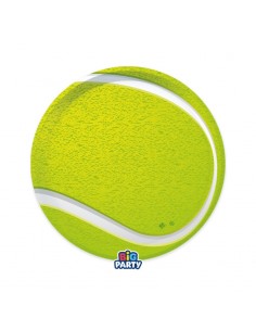 6 PIATTO CARTA 18CM TENNIS - L'Officina delle feste