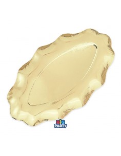 2 RAVIERE CARTA 36X20 WAVY ORO   PLASTIC FREE