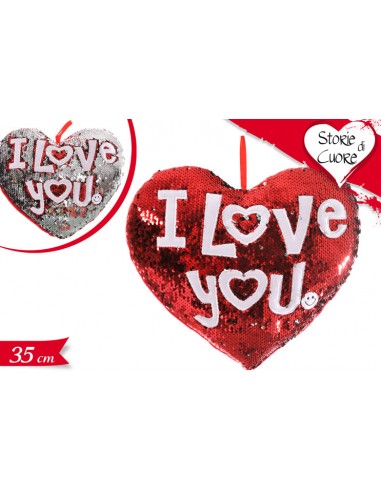 CUSCINO CON PAILETTES 35CM - L'Officina delle feste