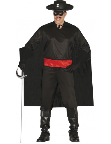 COSTUME ZORRO GIUSTIZIERE TG. L 52-54