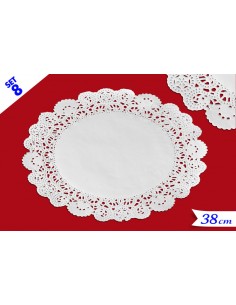 CENTRINI IN CARTA PER DOLCI 38CM 8PZ - L'Officina delle feste