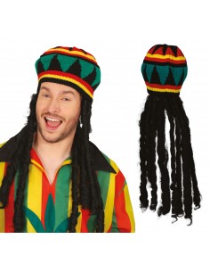 CAPPELLO RASTA CON CAPELLI
