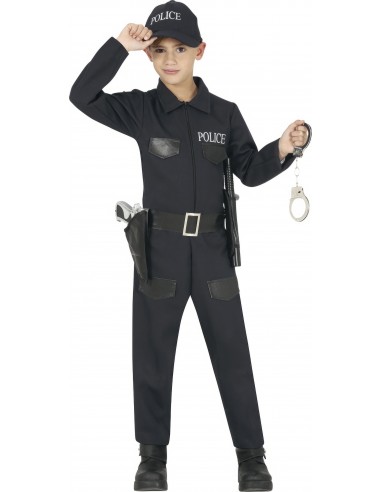 COSTUME BIMBO/A AGENTE DE POLIZIA 5 - 6 ANNI
