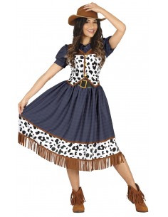 COSTUME DONNA COWGIRL TG. L 42-44 - L'Officina delle feste