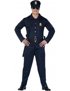COSTUME POLIZIOTTO UOMO TG. S 46 - 48
