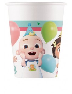 BICCHIERE CARTA 200ML COCOMELON 8PZ
