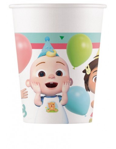 BICCHIERE CARTA 200ML COCOMELON 8PZ