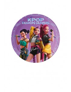PIATTI CARTA 20CM K-POP HUNTRIX DEMON HUNTER 8PZ - L'Officina