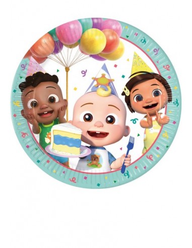 PIATTO CARTA 23CM COCOMELON 8PZ