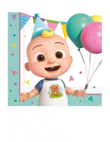 TOVAGLIOLI  33x33 CM  COCOMELON 20PZ