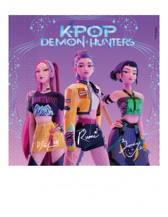 TOVAGLIOLO 33x33CM K-POP HUNTRIX DEMON HUNTER 20PZ - L'Officina