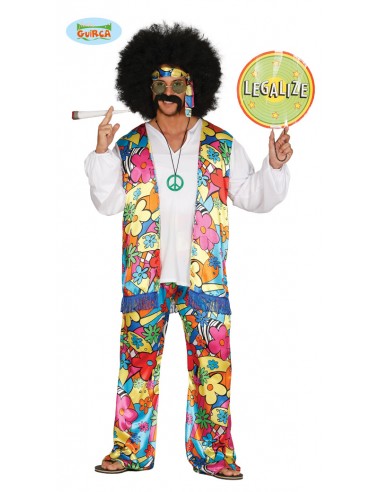 COSTUME HIPPIE RAINBOW TG. S 46 - 48 - L'Officina delle feste