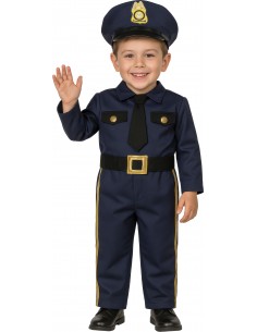 COSTUME POLIZIOTTO BIMBO 3 - 4 ANNI
