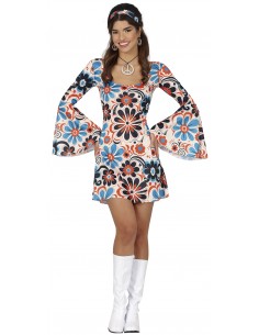 COSTUME DONNA ABITO DISCO ANNI 70 TG. S 38 - 40 - L'Officina