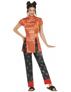 COSTUME DONNA ORIENTALE CINESE TG. M 40-42 - L'Officina delle