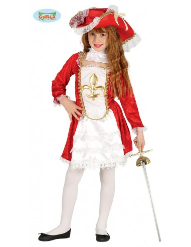 COSTUME MOSCHETTIERA 7 - 9 ANNI