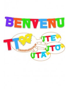 FESTONE CARTA BENVENUTO/ E /I /A