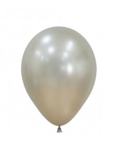 PALLONE LATTICE 12" SILK CREAM PEARL (873) 30CM 50PZ -