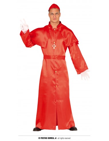 COSTUME CARDINALE ADULTO TG. XL 52 - 54 - L'Officina delle feste