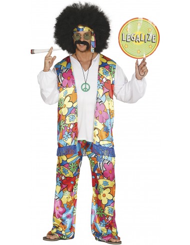 COSTUME UOMO HIPPIE TG. L 50 -52