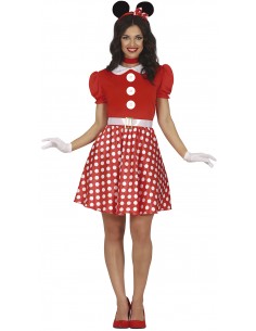 COSTUME TOPOLINA MINNIE ROSSA TG. L 42-44