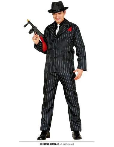 COSTUME GANGSTER UOMO TG. L 50-52