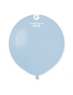 PALLONE LATTICE 19" 48CM CELESTE POLVERE 25PZ