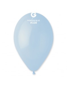 PALLONI LATTICE 12" PZ.50 CELESTE POLVERE