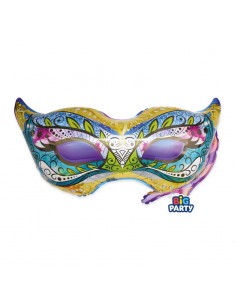 PALLONE MYLAR MYLAR CARNIVAL MASK 84X45
