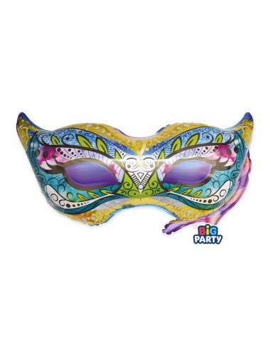PALLONE MYLAR MYLAR CARNIVAL MASK 84X45
