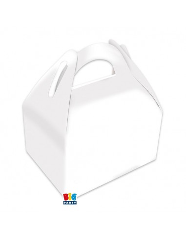 6 PARTY BOX BIANCA 15X18X11 CM