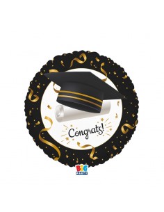 PALLONE MYLAR 18" LAUREA GRADUATION 45CM