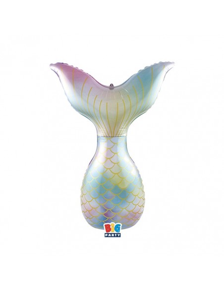 PALLONE MYLAR CODA SIRENA MARMAID 52X85CM 1PZ - L'Officina