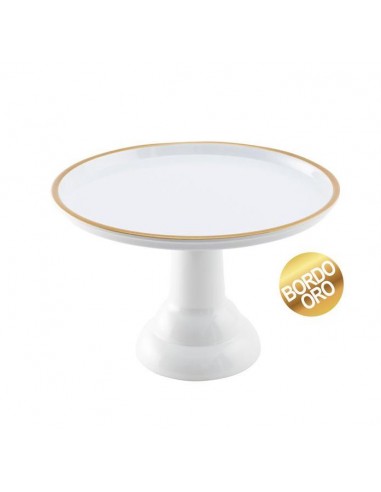 ALZATA MELAMINA BIANCA BORDO ORO DIAM CM30 H. CM20