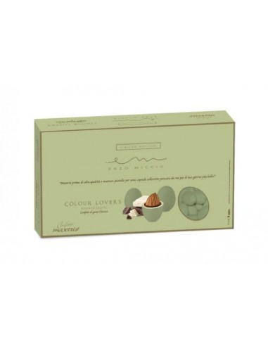 CONFETTI MAXTRIS COLOR SALVIA CON MANDORLA TOSTATA 1KG -