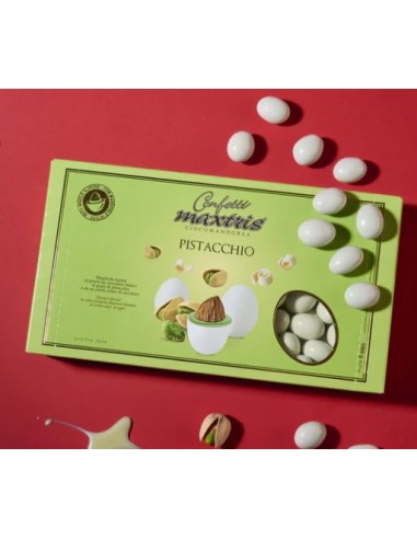 CONFETTI MAXTRIS CON MANDORLA AL PISTACCHIO 1 KG - L'Officina