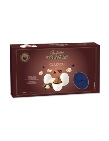 CONFETTI MAXTRIS MANDORLA E CIOCCOLATO BLU 1 KG - L'Officina