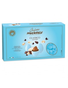 CONFETTI MAXTRIS MANDORLA E CIOCCOLATO CELESTE 1 KG -
