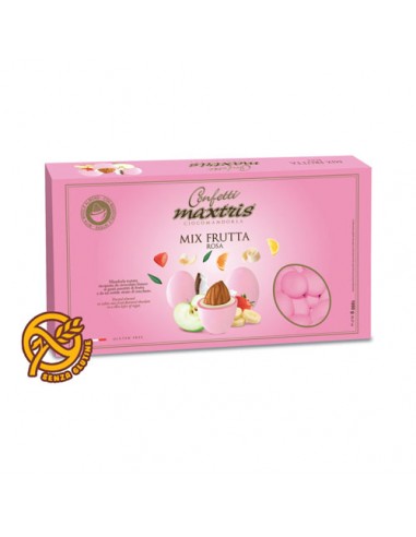 CONFETTI MAXTRIS CON MANDORLA ALLA FRUTTA ROSA 1KG