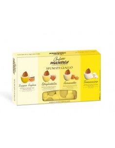 CONFETTI MAXTRIS CON MANDORLA SFUMATI GIALLO 1KG