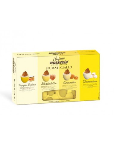 CONFETTI MAXTRIS CON MANDORLA SFUMATI GIALLO 1KG