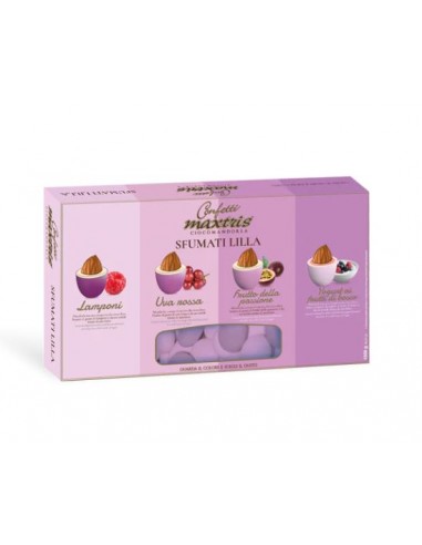 CONFETTI MAXTRIS CON MANDORLA SFUMATI LILLA 1KG