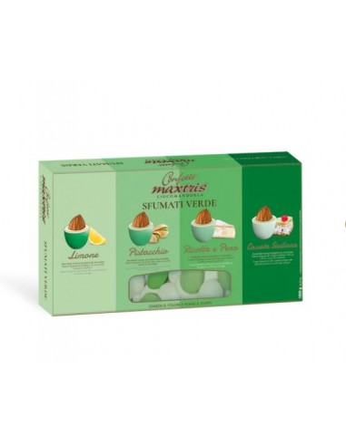 CONFETTI MAXTRIS CON MANDORLA SFUMATI VERDI 1KG