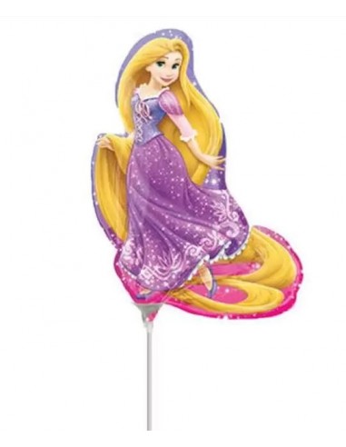 PALLONE MYLAR 9" RAPUNZEL MINISHAPE 35CM