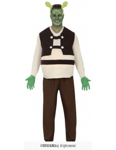COSTUME UOMO ORCO VERDE DELLA PALUDE TG. M 48 - 50