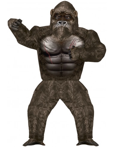 COSTUME GONFIABILE ADULTO GORILLA BIG KONG TG....