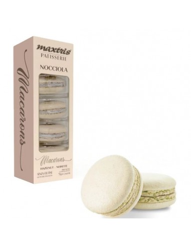 MACARONS NOCCIOLA MAXTRIS COLORE BIANCO 5PZ